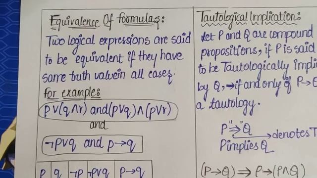 MFCS unit-1 || Part:1 || JNTU || Well formed formula || propositional calculus || truth tables смотреть онлайн