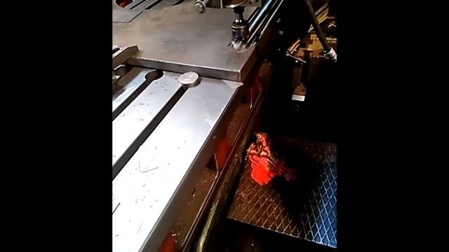 Фрезерная Головка на продольно-строгальном станке 7А110. Milling head. смотреть онлайн
