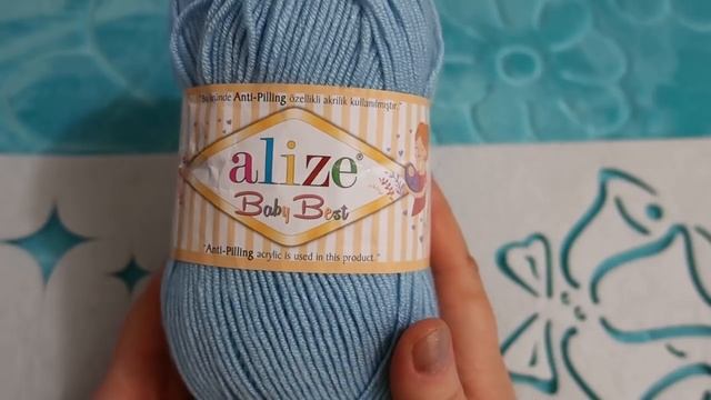 КЛАССНАЯ ДЕТСКАЯ ПРЯЖА АЛИЗЕ  БЭБИ  БЭСТ. ОТЗЫВ.