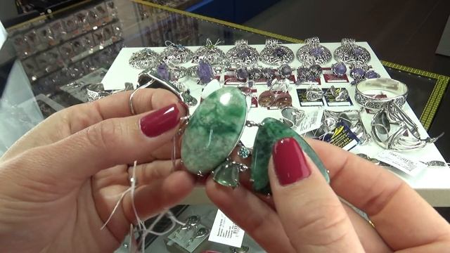 Комплекты, украшения с самоцветами.Чароит,серафинит.Новинки смотреть онлайн