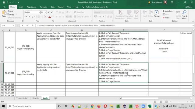 Session 16 - Independent Software Testing Live Project (Part 9) - Test Cases for Login Functionalit смотреть онлайн
