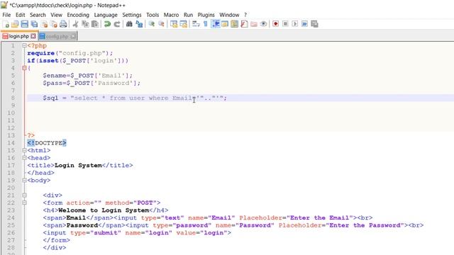 Login Form PHP with SESSION | PHP Tutorial #1 | PHP for Beginners смотреть онлайн