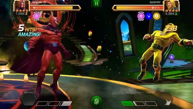 MAGNETO VS SENTRY. MCOC смотреть онлайн
