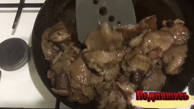 Жаренная картошка с грибами маслятами смотреть онлайн