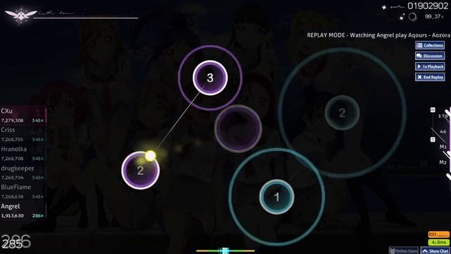 osu! | Aozora Jumping Heart [Sunshine] | 99.33% Sightread смотреть онлайн