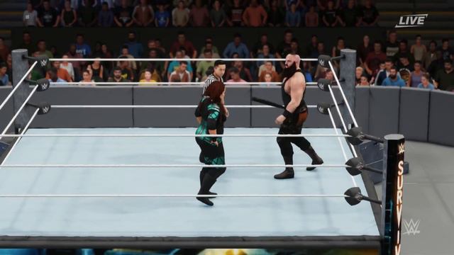 Nia Jax Vs Braun Strowman: SurvivorSeries #WWE2K18 #SurvivorSeries смотреть онлайн