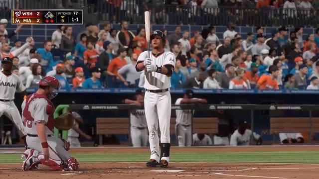MLB the Show 16 (PS4) : Nationals @ Marlins Full Game смотреть онлайн