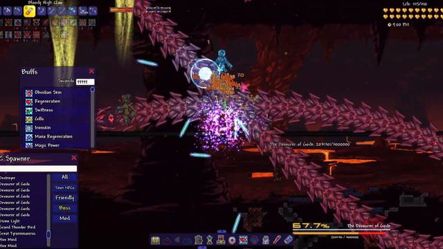 Terraria HELP modmode Ep. 1. Killing DoG (Devourer of Gods) (Calamity, thorium and others)Re-run смотреть онлайн