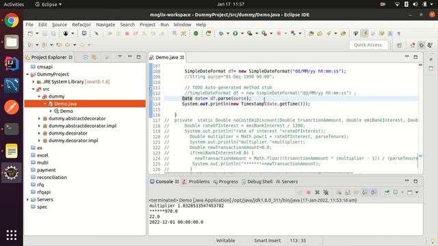 Simple-Date-Format #JPA #TimeStamp смотреть онлайн