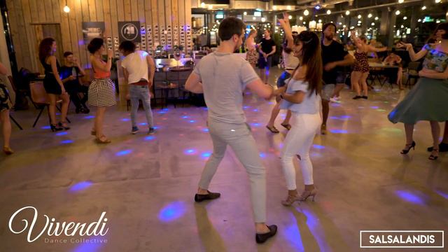 Stefan & Steffi dancing Salsa @ Plug&Play Salsa Social - 26 July 2019 (Part II) смотреть онлайн