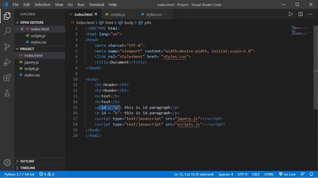 #09 [jQuery] ID Selector смотреть онлайн