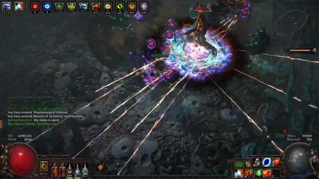Path of Exile 3.20 Sanctum - Ballista Totem Elemental Hit - Hierophant - Uber Eater of Worlds смотреть онлайн