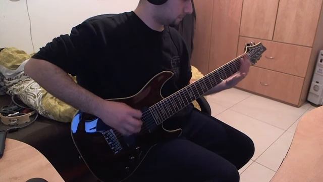 My new Schecter Hellraiser Special C-8! and first Djent! смотреть онлайн