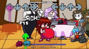 Friday Night Funkin' VS Fat Girlfriend | Buffet Night Burstin (FNF Mod)