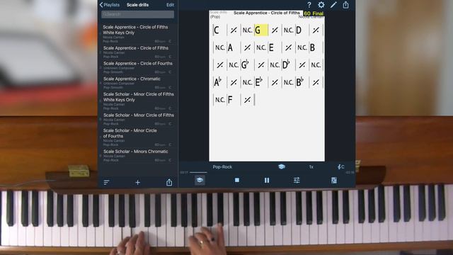 Using iReal Pro to Practice Piano Scales смотреть онлайн