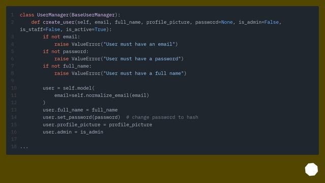 TypeError: create_superuser() missing 1 required positional argument: 'profile_picture' смотреть онлайн