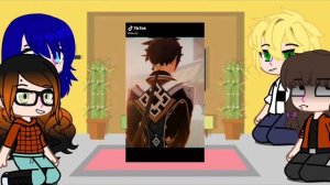 Реакция Леди Баг и Супер кот на парня Маринетт как Чжун Ли//KITE//Моё ау