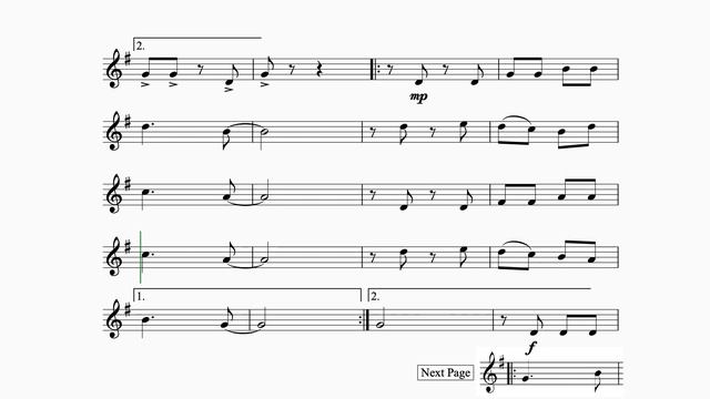 The Cucaracha for Soprano Cornet, Tenor Horn, and Trumpet in Eb.Play-Along/Backing Track. смотреть онлайн