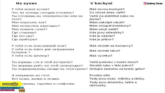 Урок 4 - Чешский язык для начинающих / В доме
