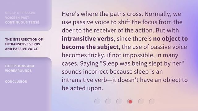 Unravel the Mystery: Intransitive Verbs and Passive Voice in Past Continuous Tense смотреть онлайн