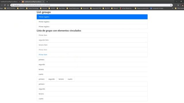 41 Curso de Bootstrap - LIst Groups #6 смотреть онлайн