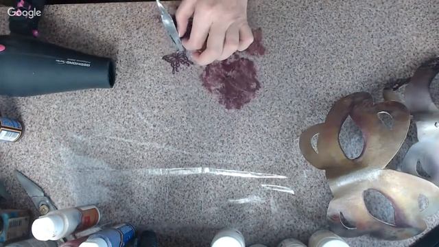 Наталья Большакова МК Webinar Декупаж на папье маше "Новогодняя маска Бабочка" смотреть онлайн