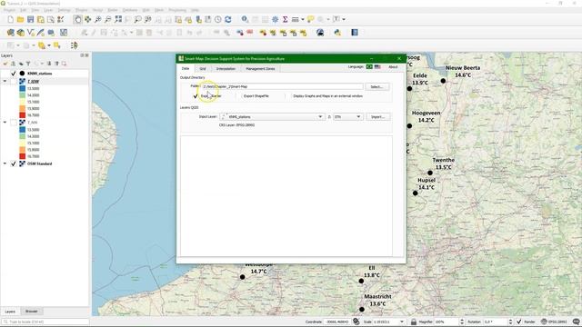 Interpolate points to rasters with kriging in QGIS using the Smart-Map plugin смотреть онлайн