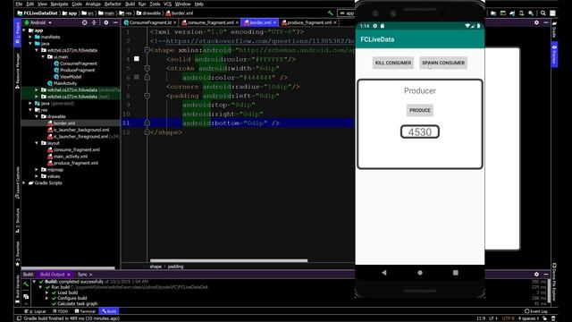 LiveData and ViewModel Demo смотреть онлайн