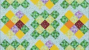 Пэчворк для начинающих. Блок «Бабушкин квадрат», 2 быстрых способа.