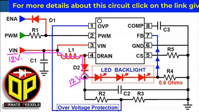 LED TV Repair, No Light on the Screen, LED Driver Circuit Explanation, OB33510CP IC Datasheet смотреть онлайн
