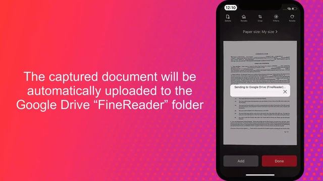 How to send scans from FineReader PDF for iOS to FineReader PDF for Windows - EN смотреть онлайн