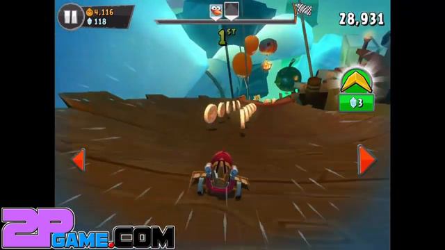 Angry Birds Go! AIR Track3 Versus HARO Walkthrough [IOS] смотреть онлайн