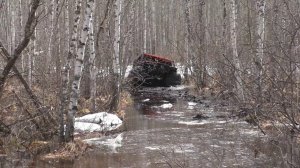 сокол  и пикап по просеке ч2