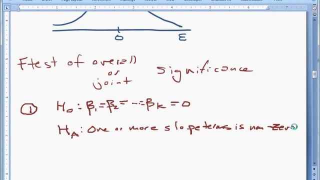 Multiple regression 2 - (F test and t test) смотреть онлайн