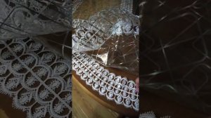 Скатерть из силикона с кружевом