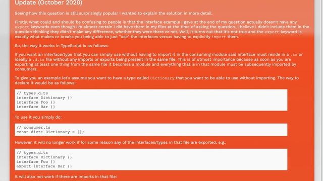 How to configure custom global interfaces (.d.ts files) for TypeScript? смотреть онлайн