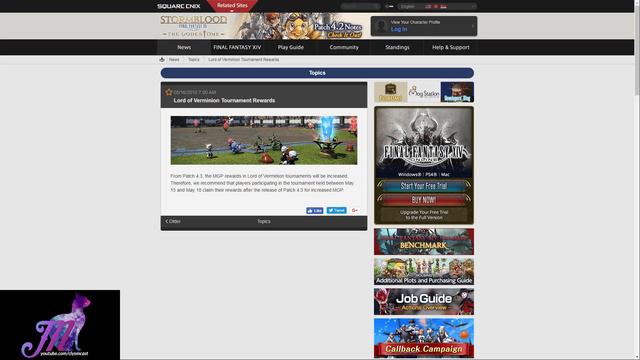 FFXIV: Lords Of Verminion Tournament MGP Increase смотреть онлайн