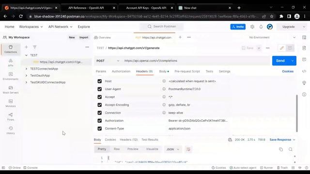 ChatGPT in POSTMAN #chatgpt #salesforce смотреть онлайн