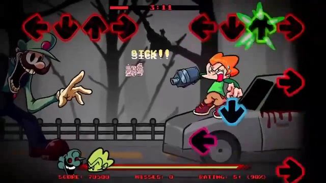 FNF Mario's Madness V2 leaked Overdue song (Too late luigi) смотреть онлайн