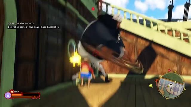 One Piece World Seeker - Secret of the Robot - Get the Robot Parts at the Naval Base Battleship смотреть онлайн