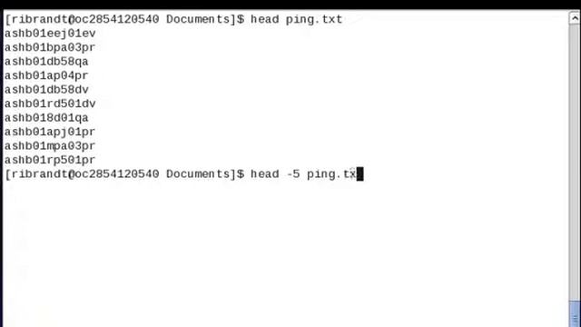Linux Command (Head) смотреть онлайн