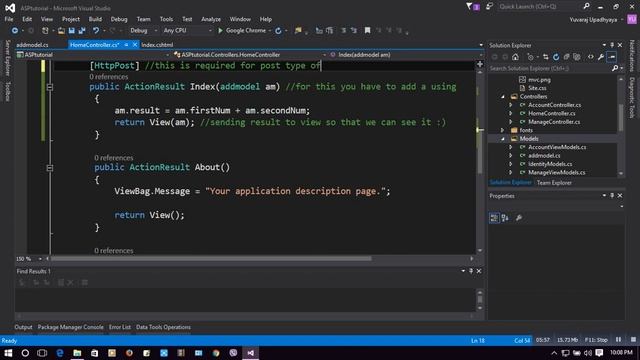 3. Adding Two Numbers In ASP.NET MVC | ASPHero смотреть онлайн