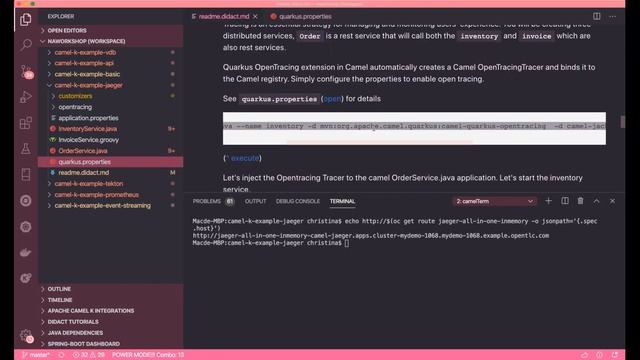 Getting Started with Camel K - Trace distributed Camel K calls with Jaeger смотреть онлайн