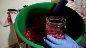 Заправка для борща в автоклаве.