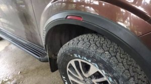 Sumaxx tire A/T 265/65r/18 installed on  nissan navara