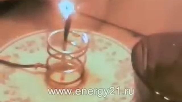 Горение иглы шприца с водой смотреть онлайн