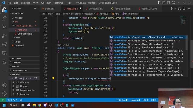 Read JSON using Jackson in Java смотреть онлайн
