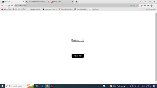 React ToolTip смотреть онлайн