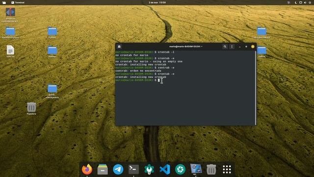 ? Cómo Usar CRONTAB en UBUNTU para AUTOMATIZAR TAREAS ? смотреть онлайн
