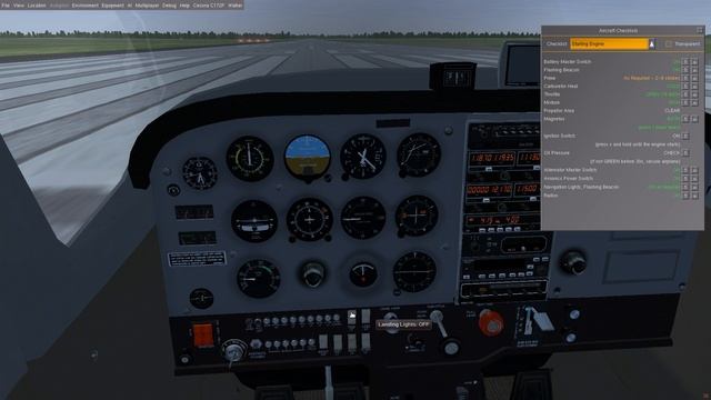 How to start C172P in Flightgear смотреть онлайн